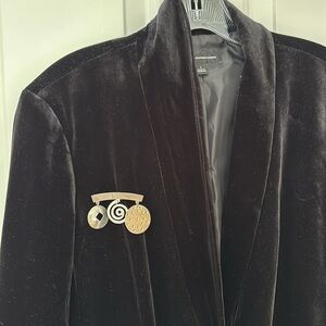 Vintage Silver Geometric Pendant